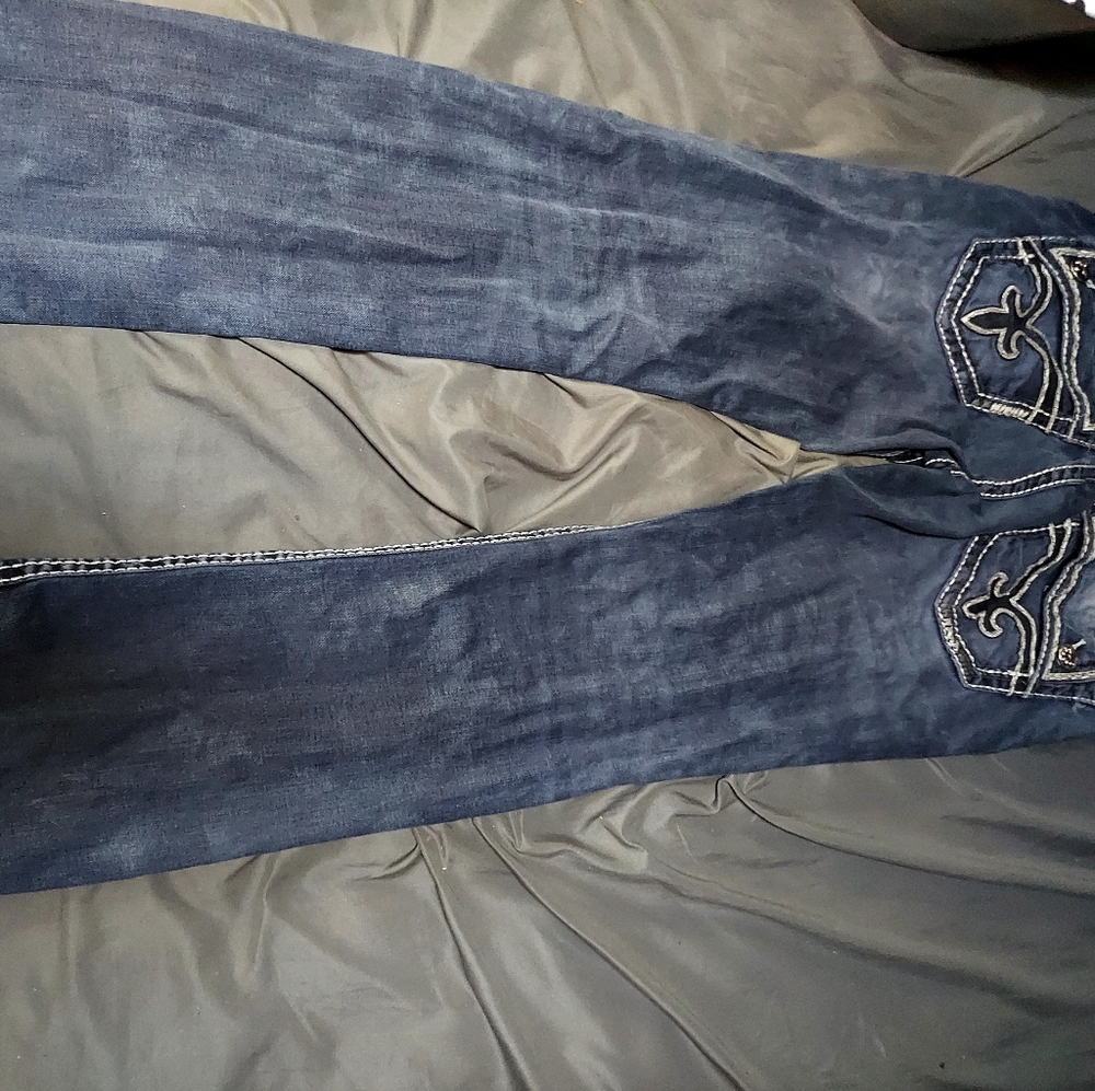 Mens Rock Revivals size 34/34 color is blueish